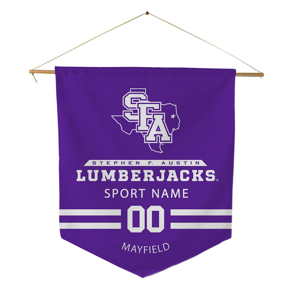 SFA - NCAA Football : Jayvin Mayfield - Pennant - 18" x 21"-0
