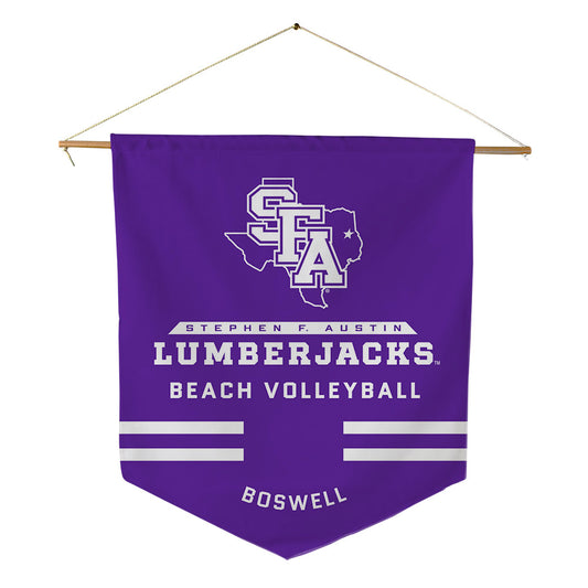 SFA - NCAA Beach Volleyball : Ashley Boswell - Pennant - 18" x 21"-0
