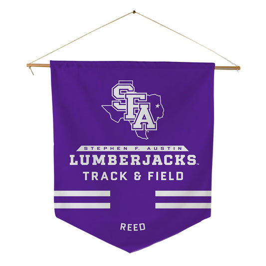 SFA - NCAA Men's Track & Field : Aiden Reed - Pennant - 18" x 21"-0