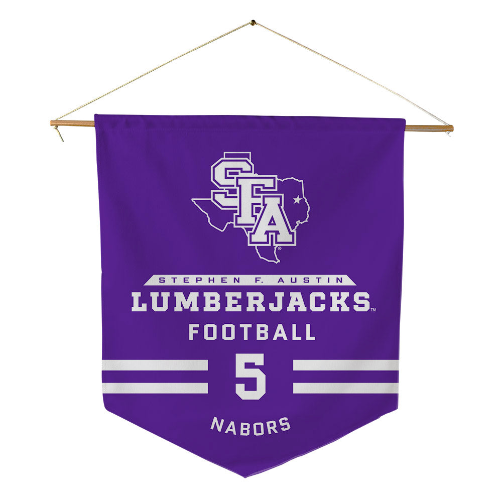 SFA - NCAA Football : Jordan Nabors - Pennant - 18" x 21"-0