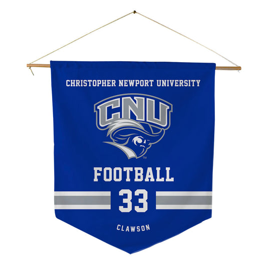 CNU - NCAA Football : Charlie Clawson - Pennant - 18" x 21"-0