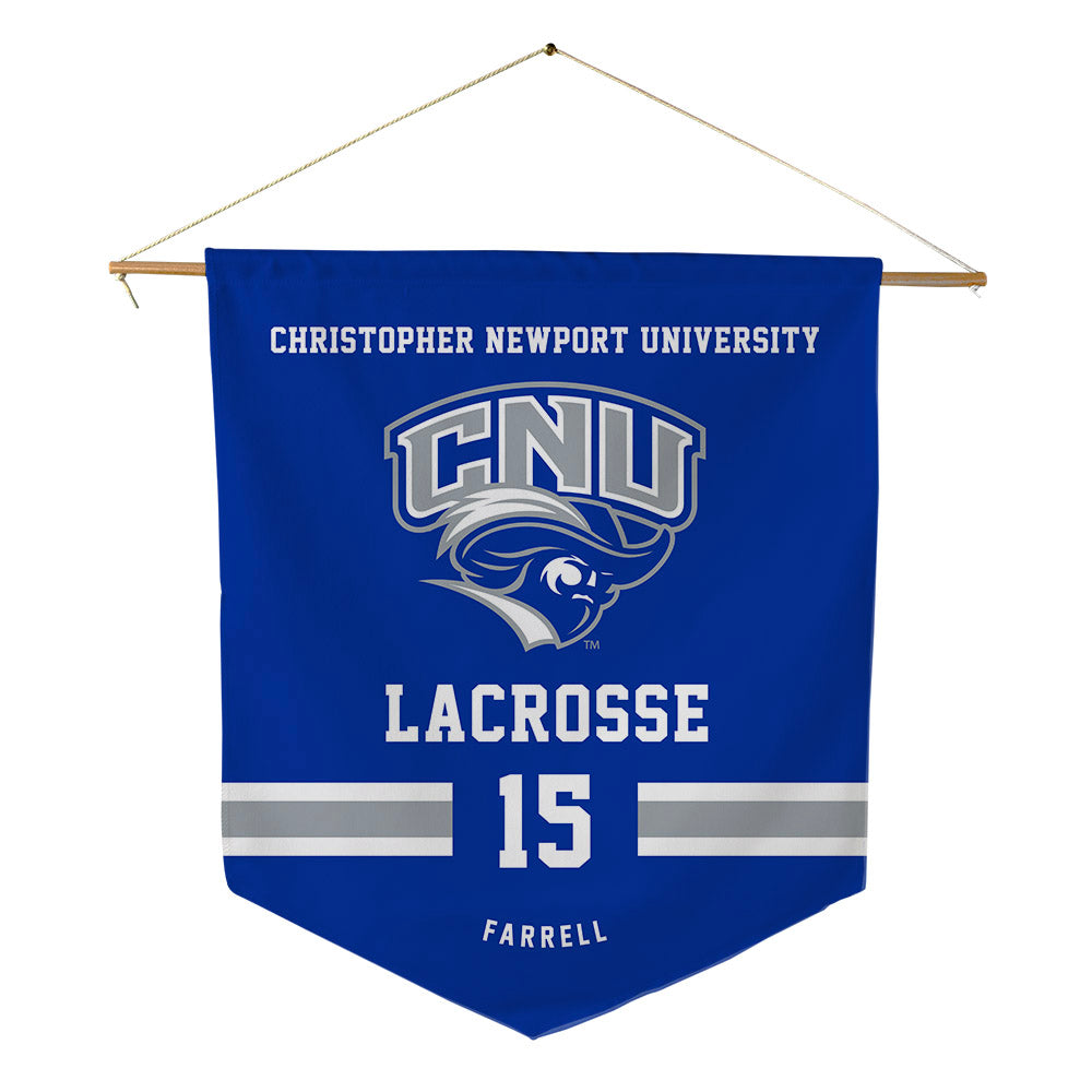 CNU - NCAA Women's Lacrosse : Maura Farrell - Pennant - 18" x 21"-0