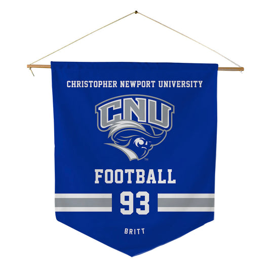 CNU - NCAA Football : Jaylen Britt - Pennant - 18" x 21"-0