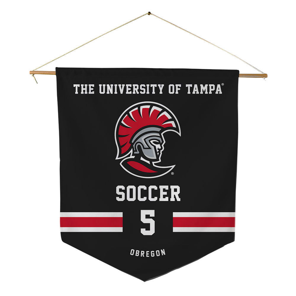 Tampa - NCAA Men's Soccer : Andy Obregon - Pennant - 18" x 21"-0