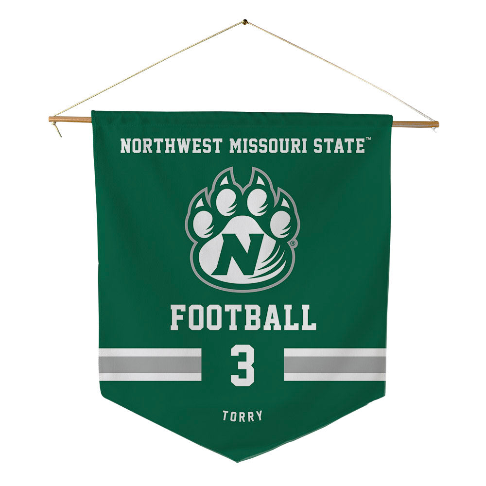 Northwest Missouri State - NCAA Football : Jackson Torry - Pennant - 18" x 21"-0