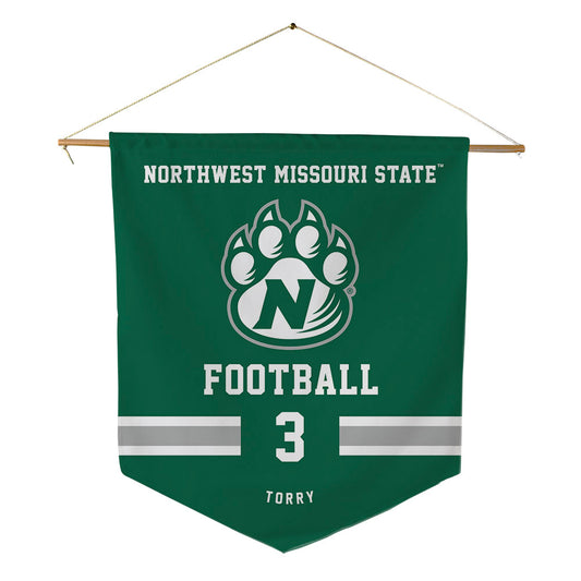 Northwest Missouri State - NCAA Football : Jackson Torry - Pennant - 18" x 21"-0
