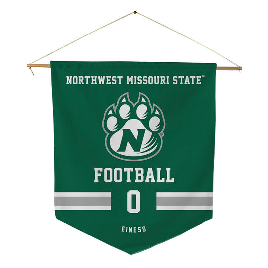 Northwest Missouri State - NCAA Football : Benjamin Einess - Pennant - 18" x 21"-0