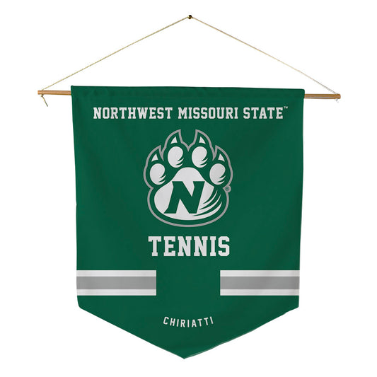 Northwest Missouri State - NCAA Men's Tennis : Niccolo Chiriatti - Pennant - 18" x 21"-0