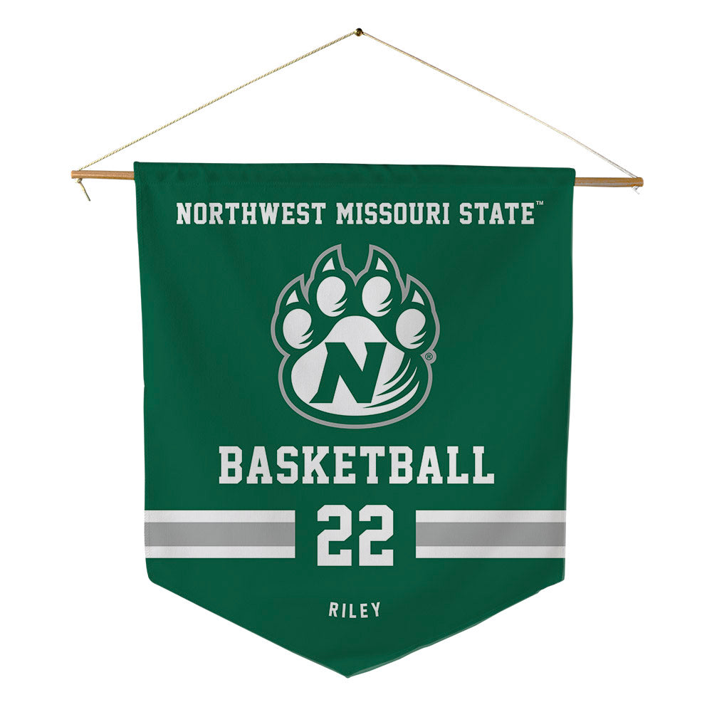 Northwest Missouri State - NCAA Women's Basketball : Aaliyah Riley - Pennant - 18" x 21"-0
