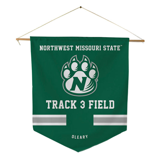 Northwest Missouri State - NCAA Men's Track & Field : Aiden Oleary - Pennant - 18" x 21"-0