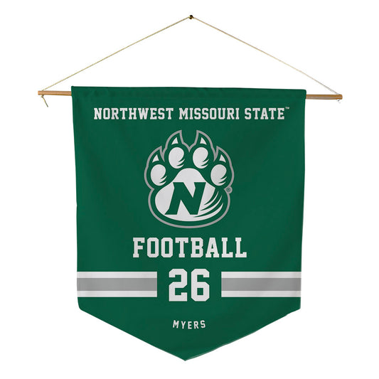 Northwest Missouri State - NCAA Football : Dominic Myers - Pennant - 18" x 21"-0