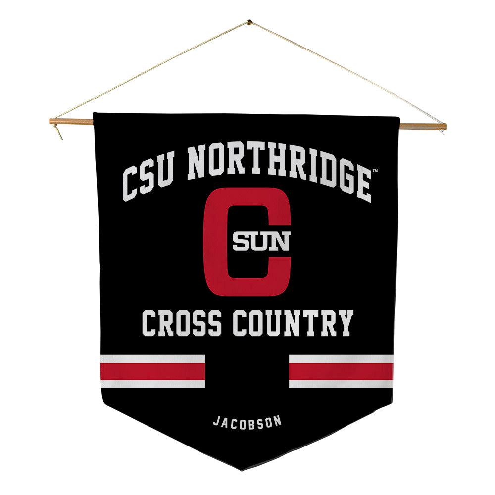 CSUN - NCAA Women's Cross Country : Ami Jacobson - Pennant - 18" x 21"-0