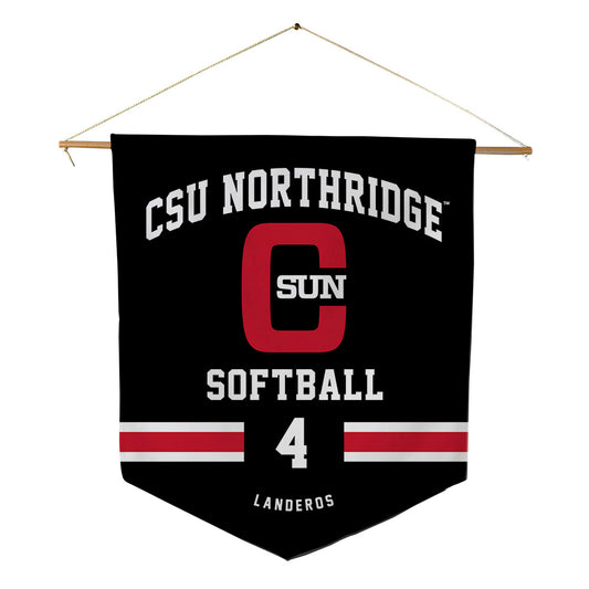 CSUN - NCAA Softball : alexa landeros - Pennant - 18" x 21"-0