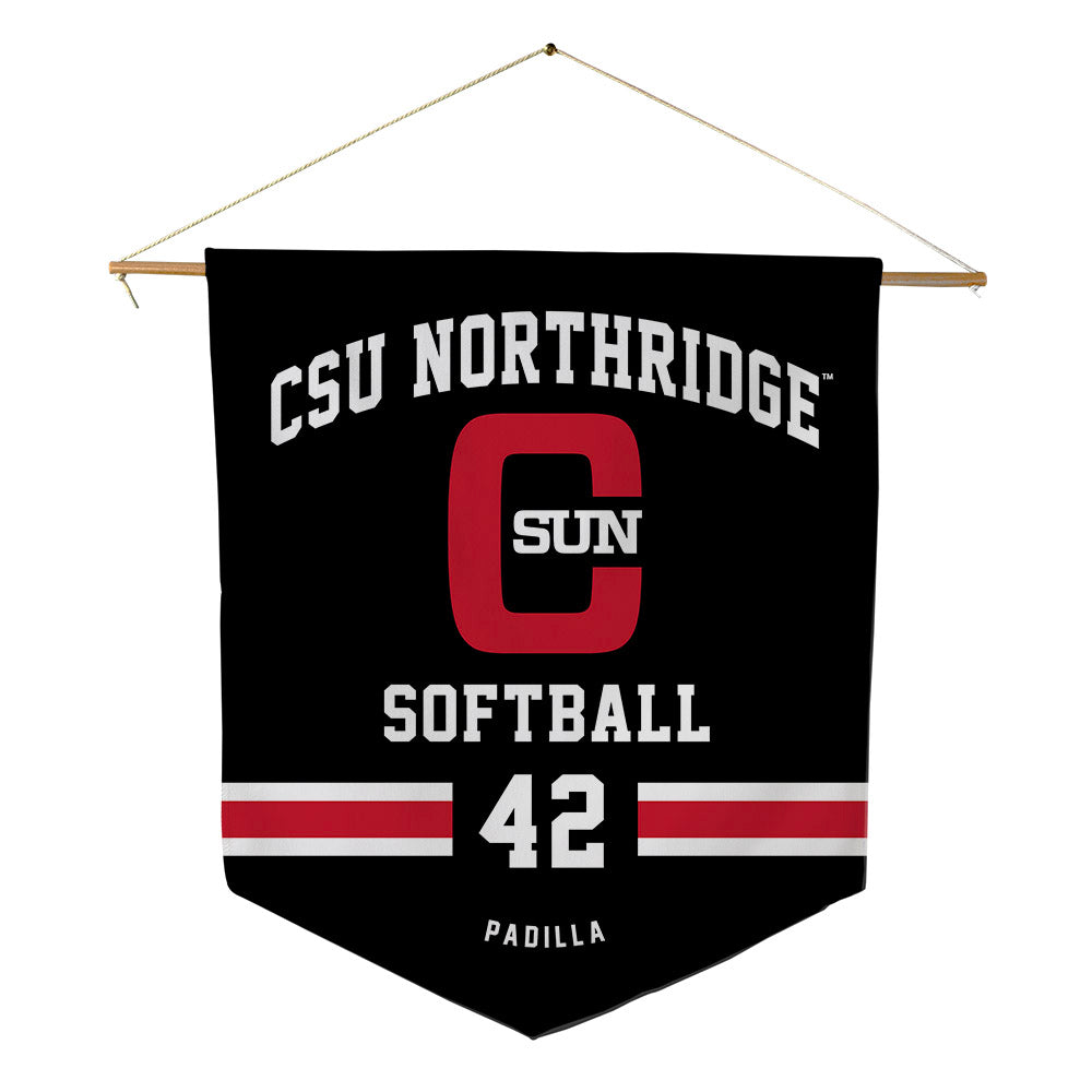 CSUN - NCAA Softball : Makenzi Padilla - Pennant - 18" x 21"-0