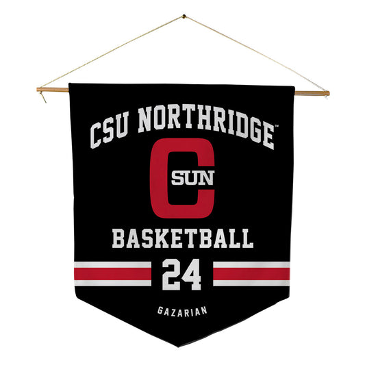 CSUN - NCAA Men's Basketball : Greg Gazarian - Pennant - 18" x 21"-0