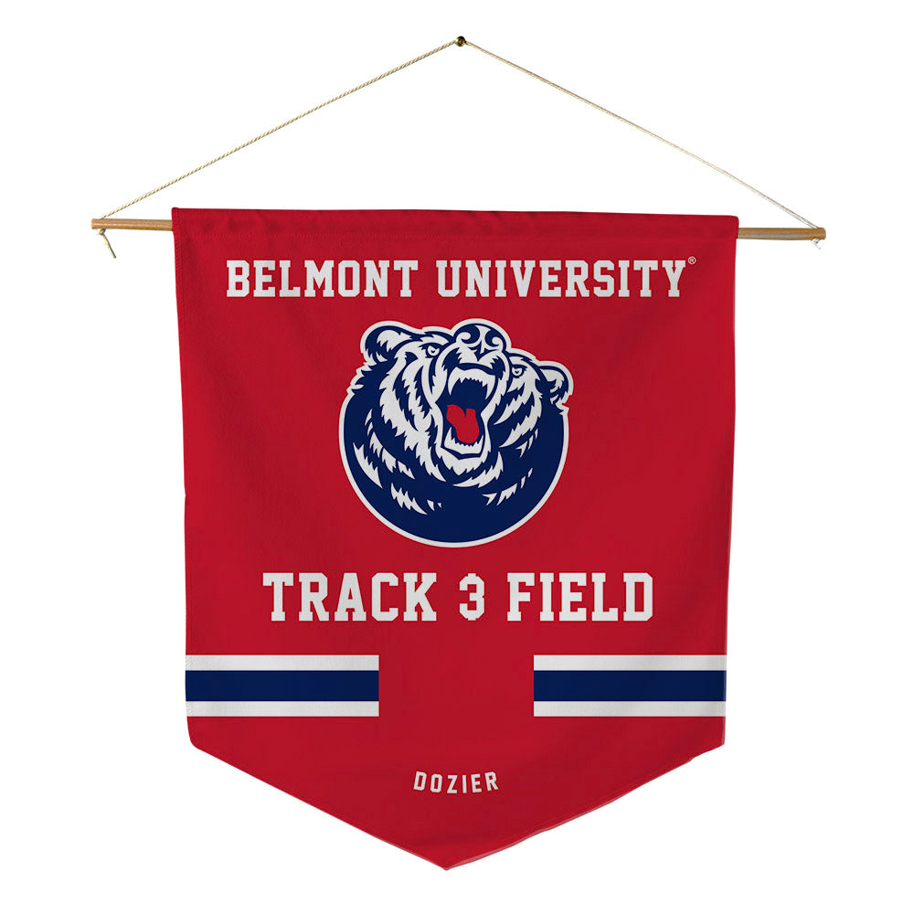Belmont - NCAA Men's Track & Field : Tezz Dozier - Pennant - 18" x 21"-0