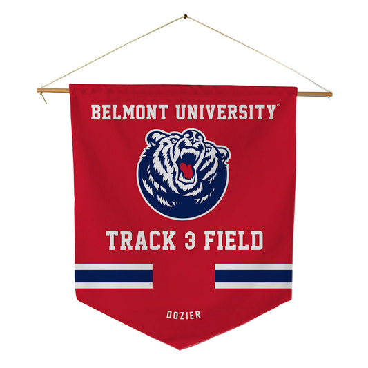 Belmont - NCAA Men's Track & Field : Tezz Dozier - Pennant - 18" x 21"-0