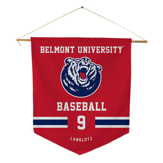 Belmont - NCAA Baseball : Brody Langlotz - Pennant - 18" x 21"-0