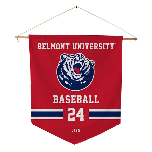 Belmont - NCAA Baseball : Hank Liss - Pennant - 18" x 21"-0