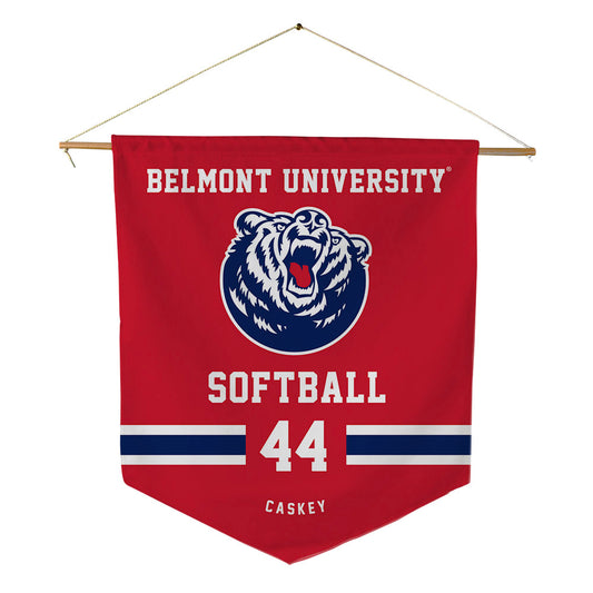 Belmont - NCAA Softball : Anna Caskey - Pennant - 18" x 21"-0