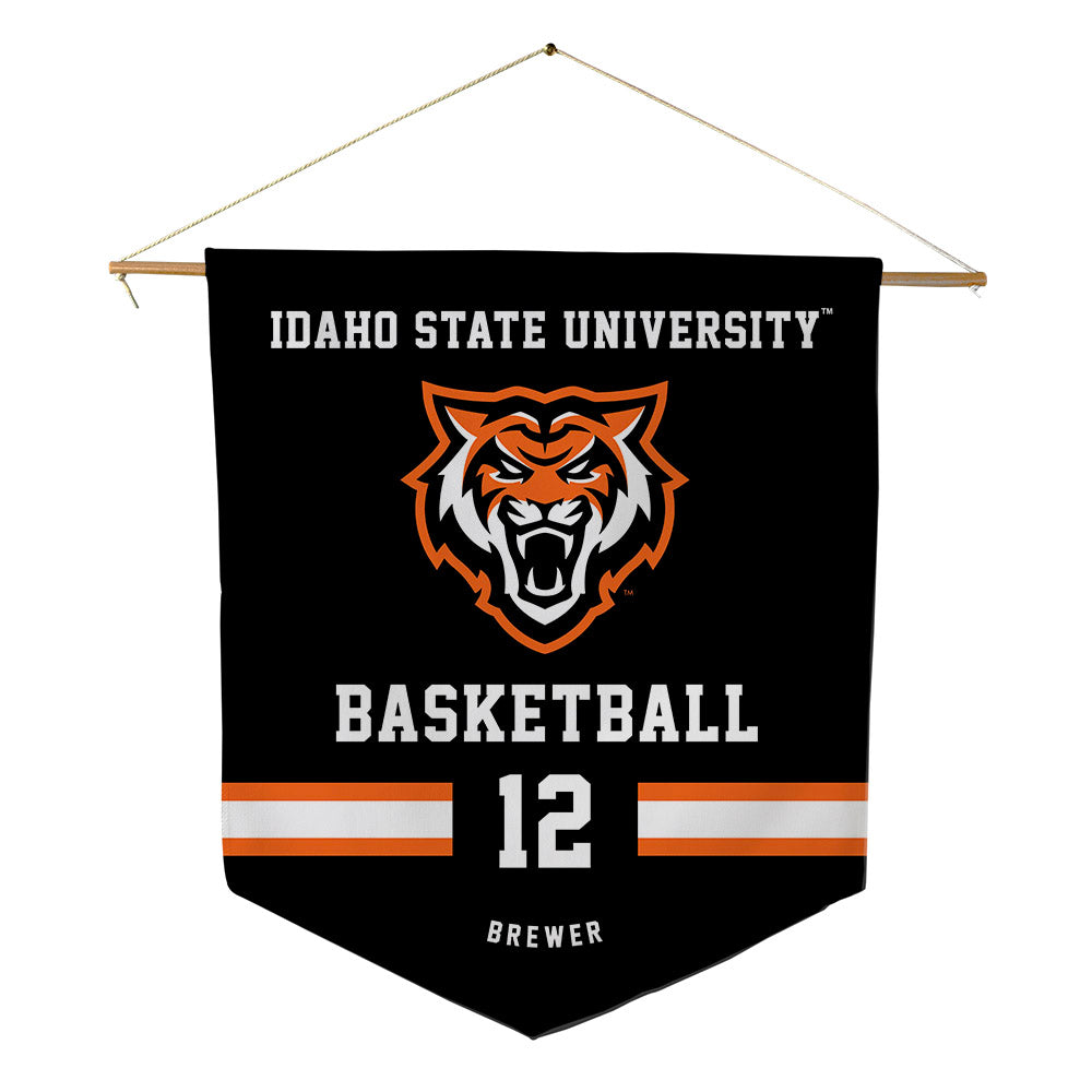 Idaho State - NCAA Men's Basketball : Lachlan Brewer - Pennant - 18" x 21"-0