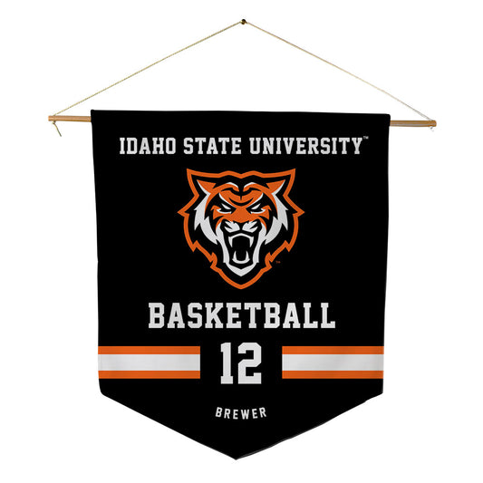 Idaho State - NCAA Men's Basketball : Lachlan Brewer - Pennant - 18" x 21"-0