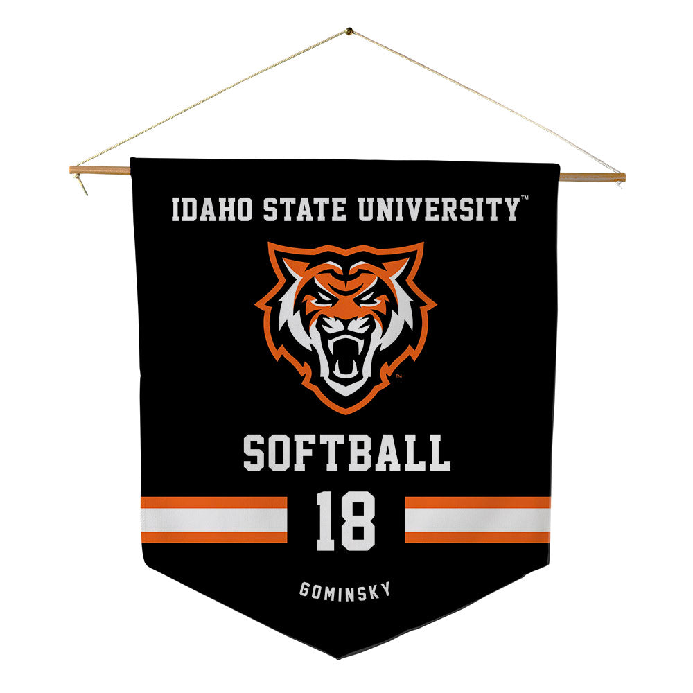 Idaho State - NCAA Softball : Kendra Gominsky - Pennant - 18" x 21"-0