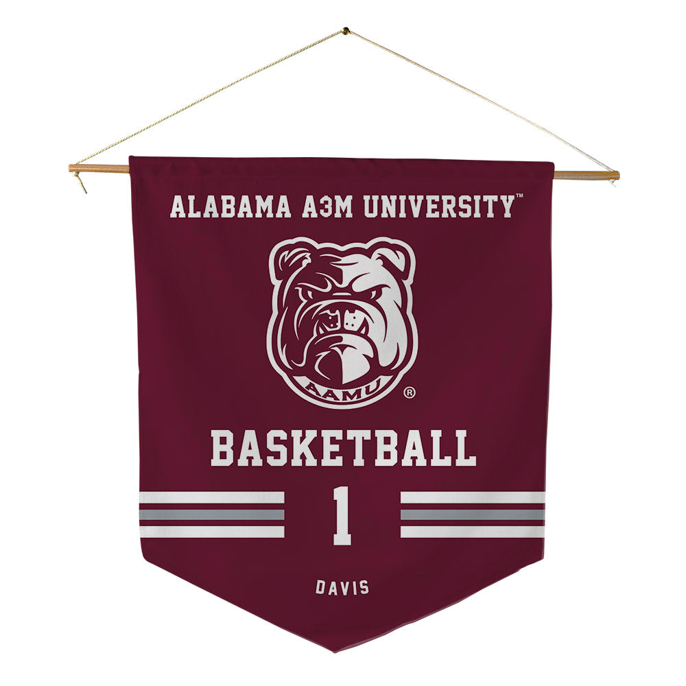 AAMU - NCAA Men's Basketball : Koron Davis - Pennant - 18" x 21"-0