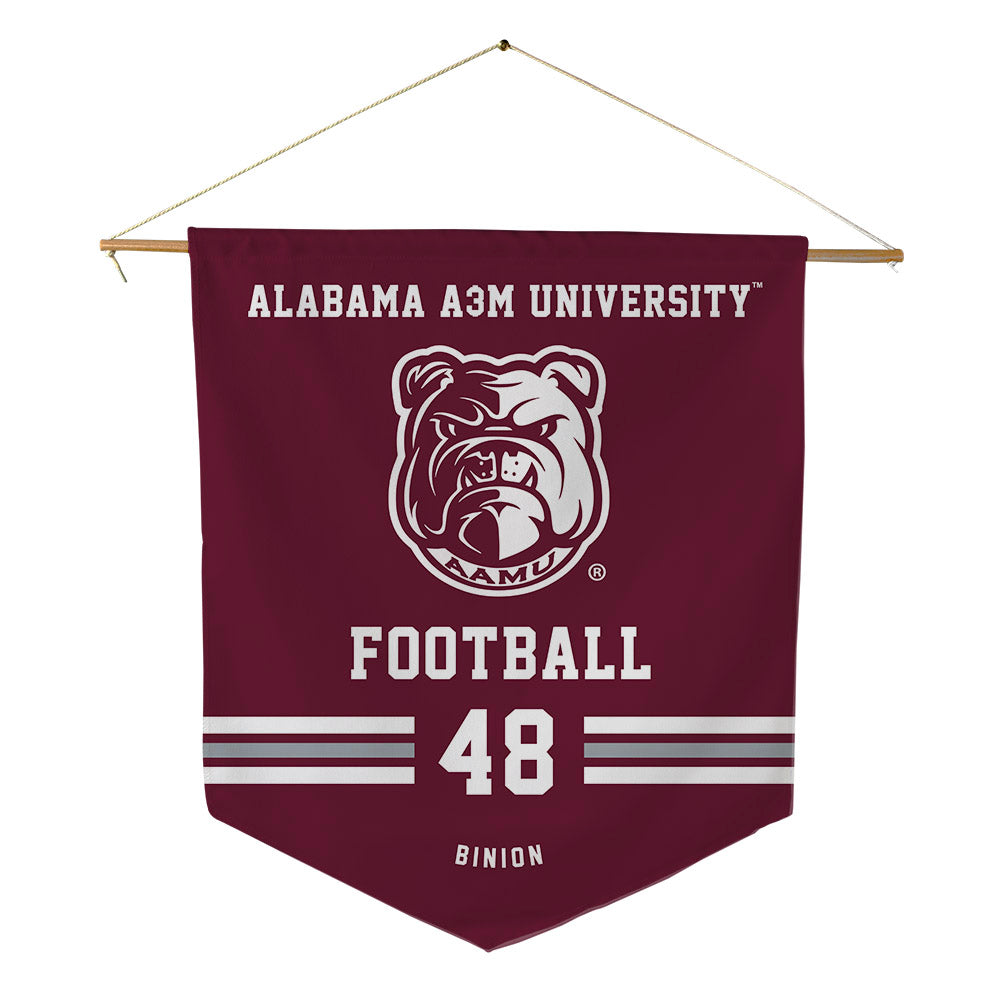 AAMU - NCAA Football : Gabriel Binion - Pennant - 18" x 21"-0