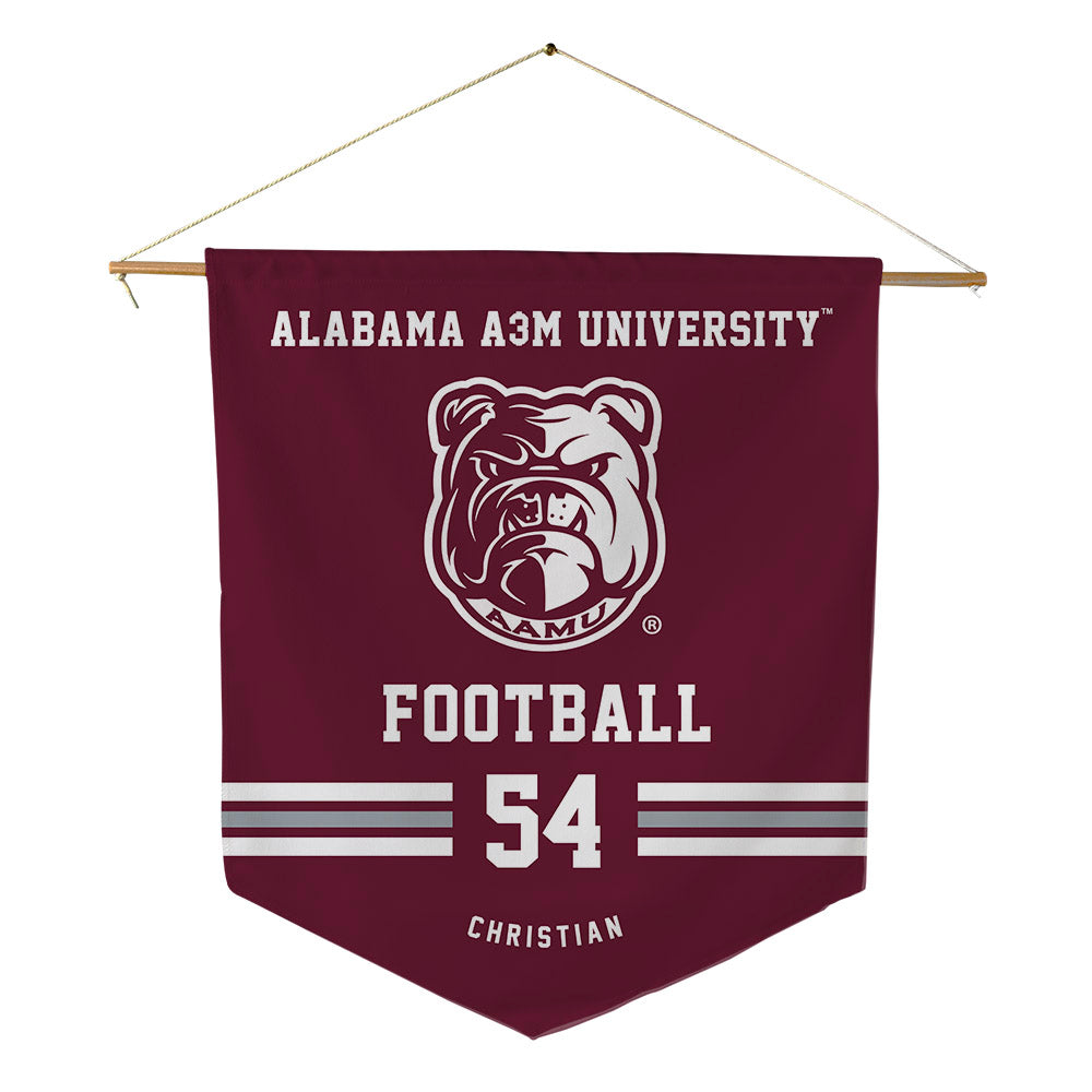 AAMU - NCAA Football : Jeremiah Christian - Pennant - 18" x 21"-0