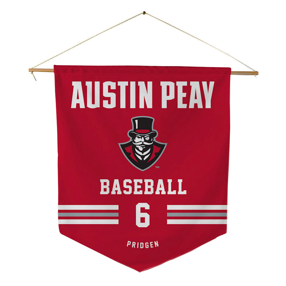 APSU - NCAA Baseball : Paris Pridgen - Pennant - 18" x 21"-0