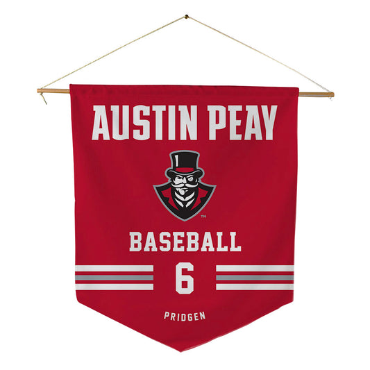 APSU - NCAA Baseball : Paris Pridgen - Pennant - 18" x 21"-0