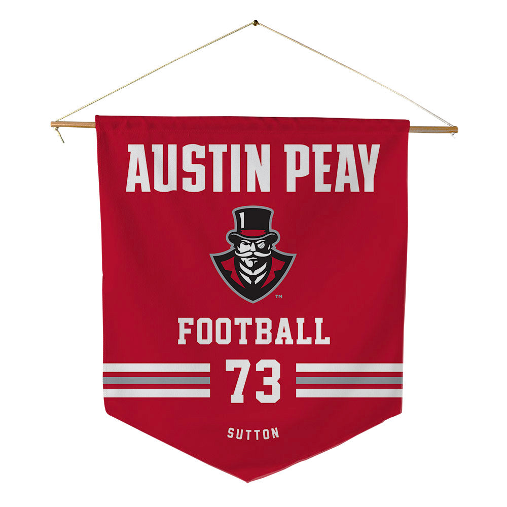 APSU - NCAA Football : Eli Sutton - Pennant - 18" x 21"-0