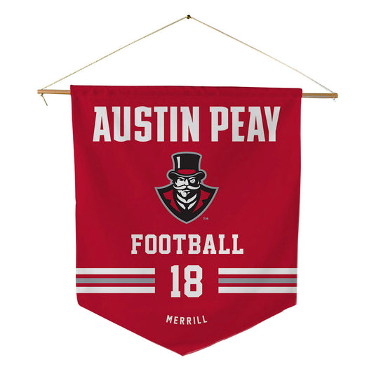 APSU - NCAA Football : Clayton Merrill - Pennant - 18" x 21"-0