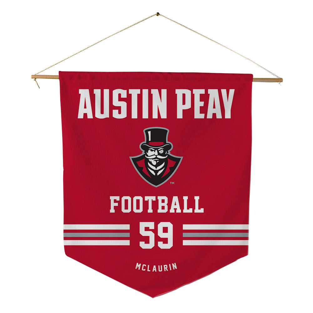 APSU - NCAA Football : Hayden Mclaurin - Pennant - 18" x 21"-0