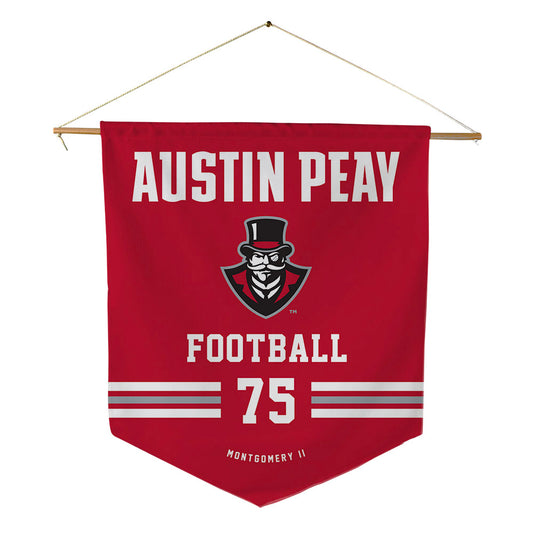 APSU - NCAA Football : Anthwone Montgomery II - Pennant - 18" x 21"-0
