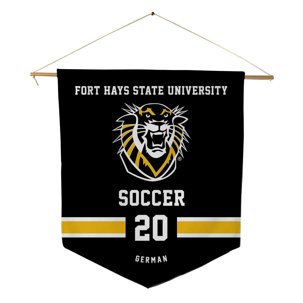 FHSU - NCAA Men's Soccer : Marcos German - Pennant - 18" x 21"-0