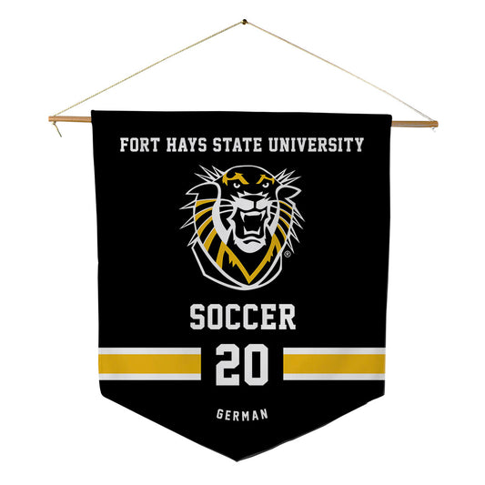 FHSU - NCAA Men's Soccer : Marcos German - Pennant - 18" x 21"-0