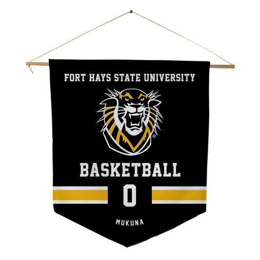 FHSU - NCAA Men's Basketball : Dan Mukuna - Pennant - 18" x 21"-0