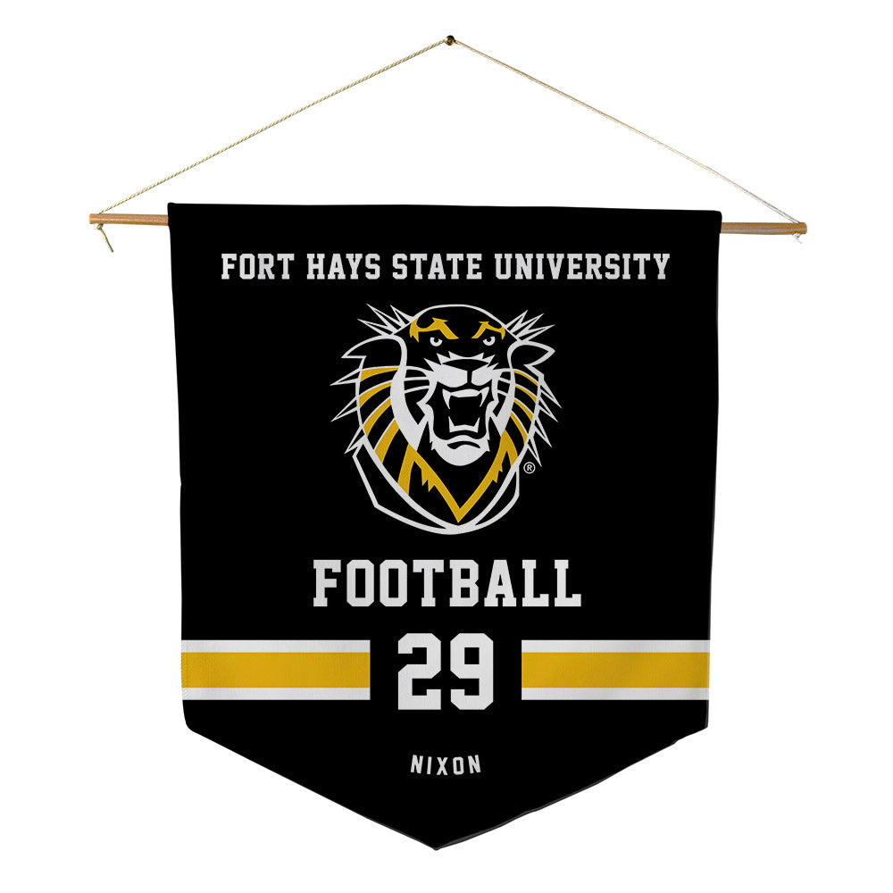 FHSU - NCAA Football : Chandler Nixon - Pennant - 18" x 21"-0