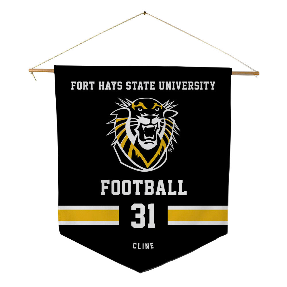 FHSU - NCAA Football : Aden Cline - Pennant - 18" x 21"-0