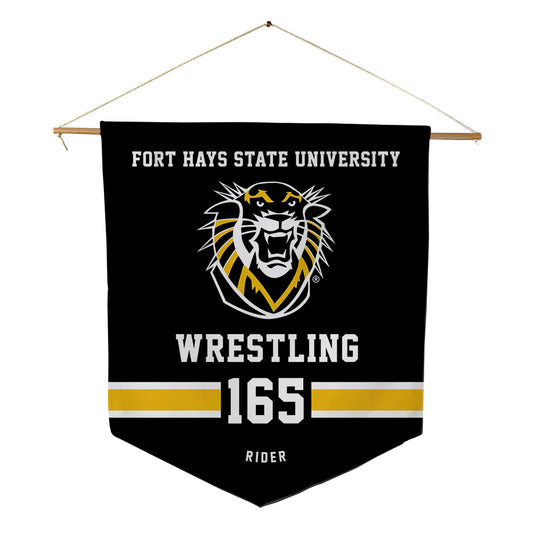 FHSU - NCAA Wrestling : Ender Rider - Pennant - 18" x 21"-0