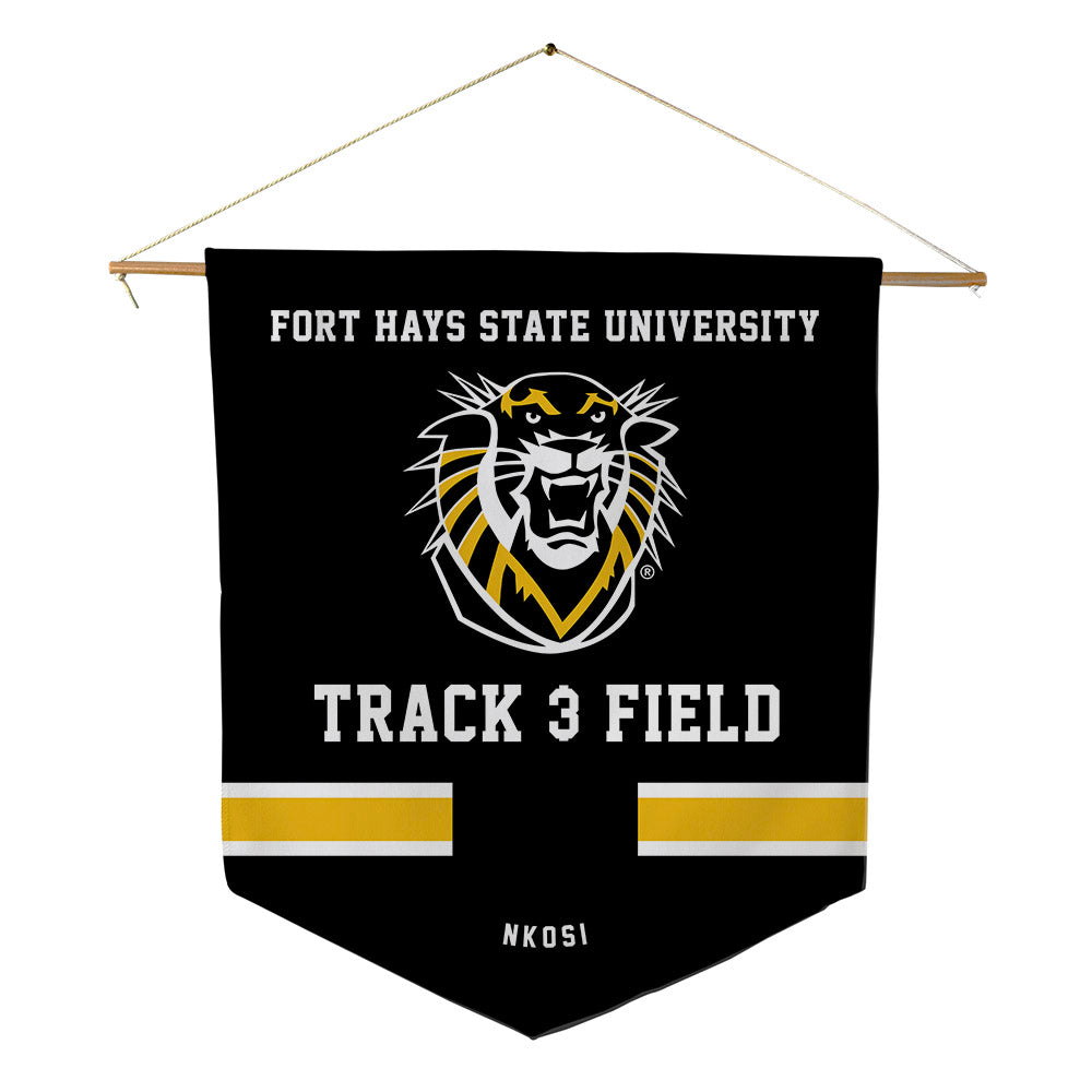 FHSU - NCAA Men's Track & Field : Bradley Nkosi - Pennant - 18" x 21"-0