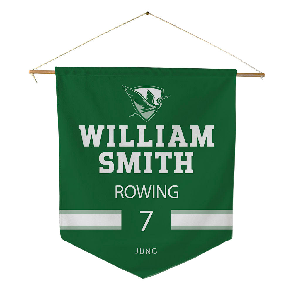 HWS - NCAA Women's Rowing : Grace Jung - Pennant - 18" x 21"-0