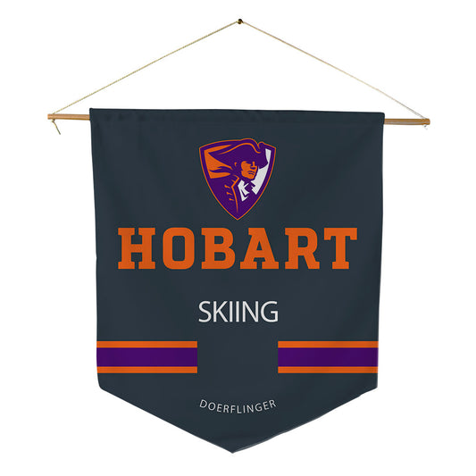 HWS - NCAA Skiing : Chas Doerflinger - Pennant - 18" x 21"-0