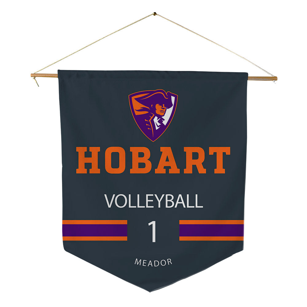 HWS - NCAA Men's Volleyball : Gavin Meador - Pennant - 18" x 21"-0