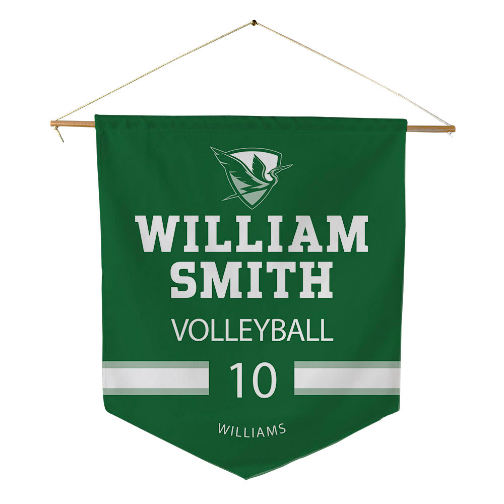 HWS - NCAA Women's Volleyball : Delainy Williams - Pennant - 18" x 21"-0