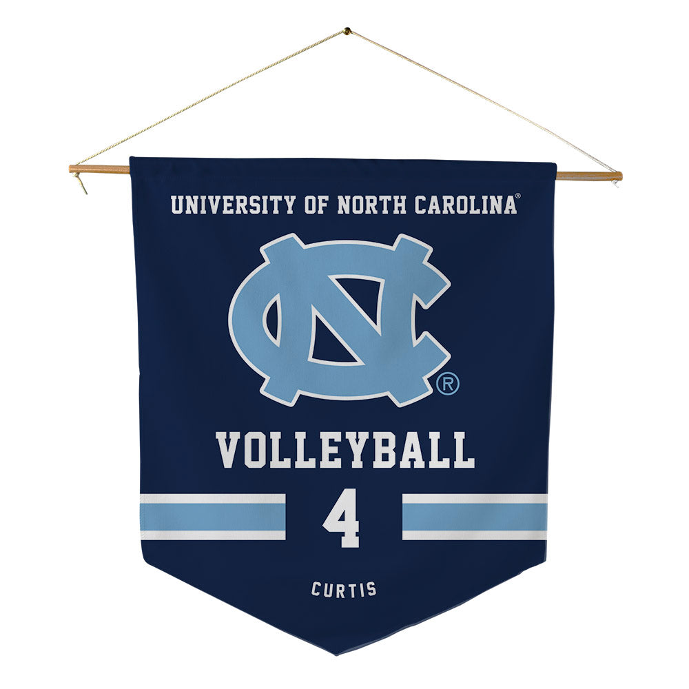 UNC - NCAA Women's Volleyball : Erin Curtis - Pennant - 18" x 21"-0