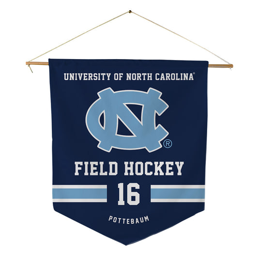 UNC - NCAA Women's Field Hockey : Grace Pottebaum - Pennant - 18" x 21"-0