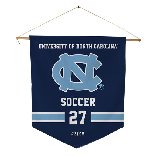 UNC - NCAA Men's Soccer : Andrew Czech - Pennant - 18" x 21"-0